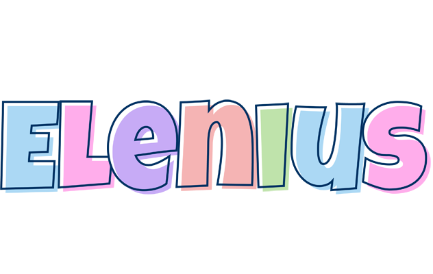 Elenius pastel logo