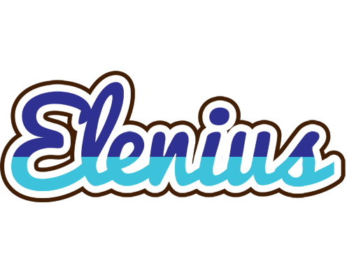 Elenius raining logo