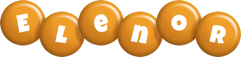 Elenor candy-orange logo