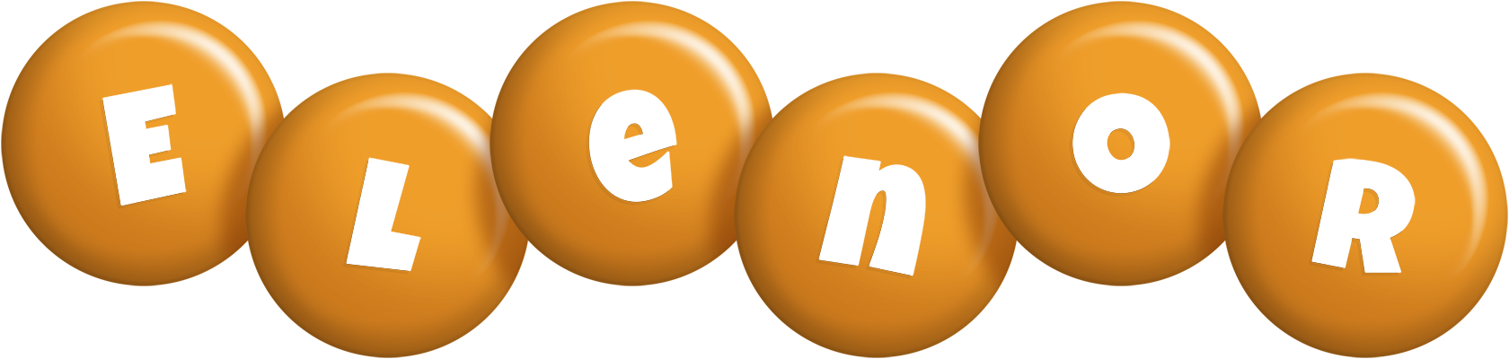 Elenor candy-orange logo