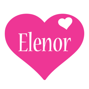 Elenor love-heart logo