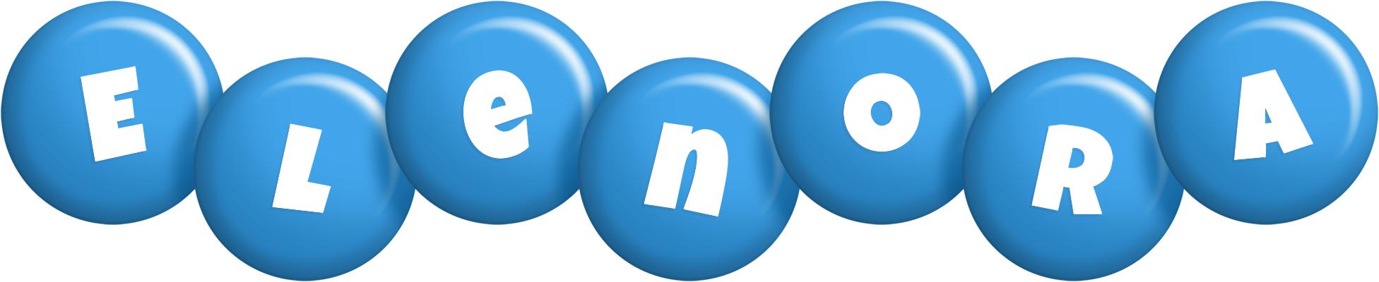 Elenora candy-blue logo