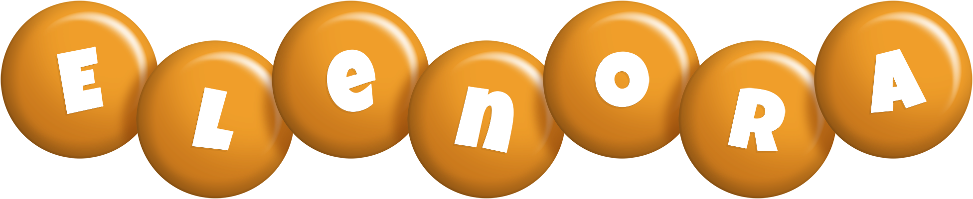 Elenora candy-orange logo