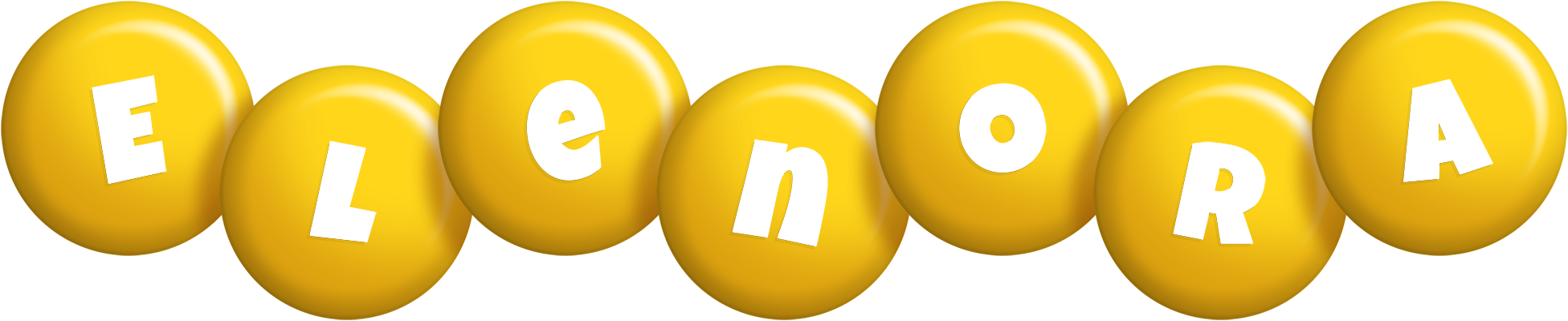 Elenora candy-yellow logo