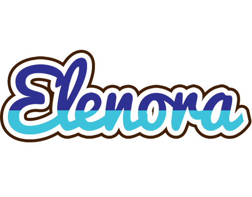 Elenora raining logo