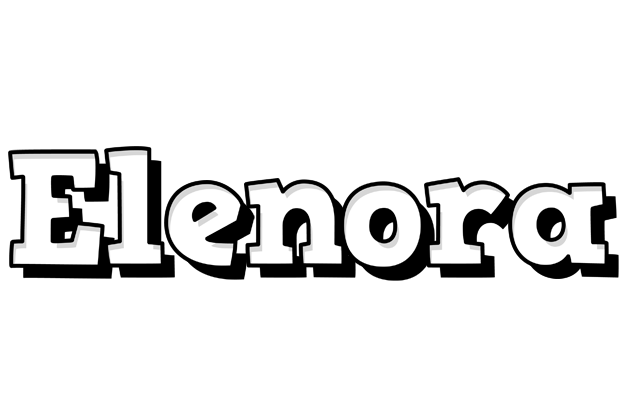 Elenora snowing logo