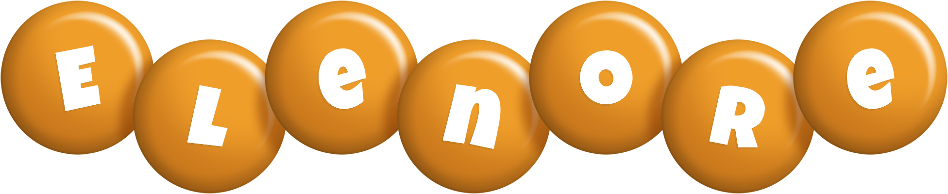 Elenore candy-orange logo