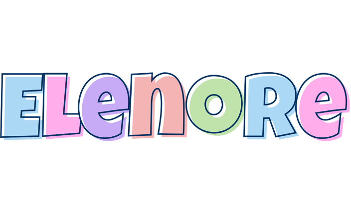 Elenore pastel logo