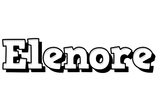 Elenore snowing logo