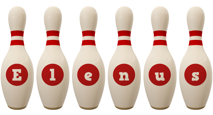Elenus bowling-pin logo