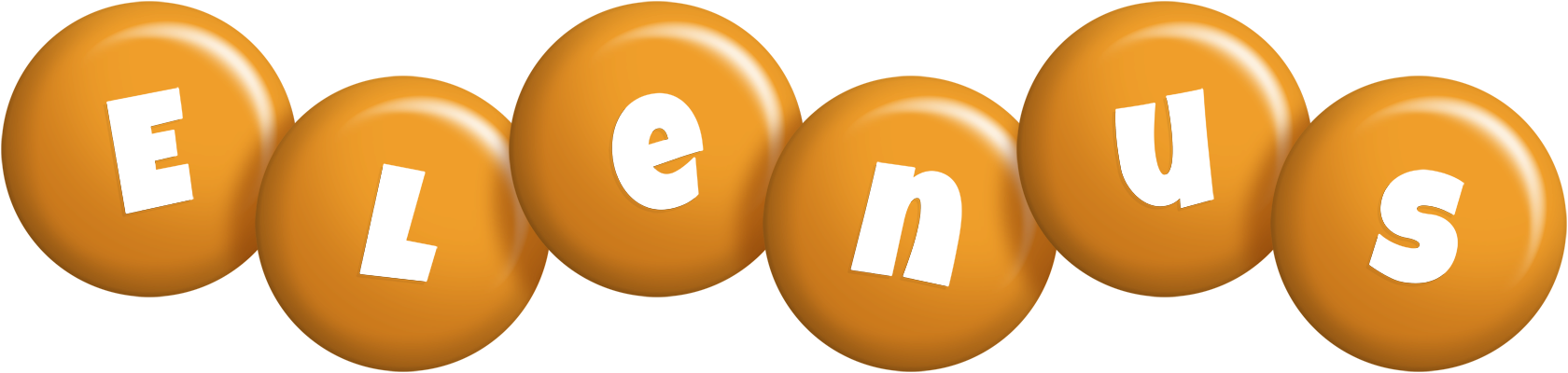 Elenus candy-orange logo