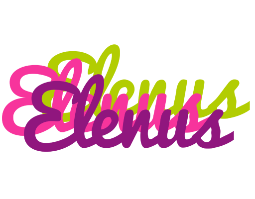 Elenus flowers logo