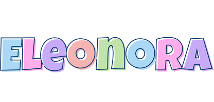 Eleonora pastel logo
