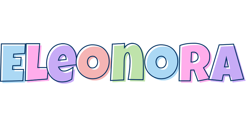 Eleonora pastel logo