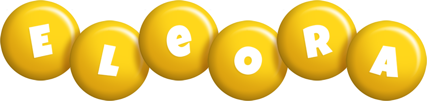 Eleora candy-yellow logo