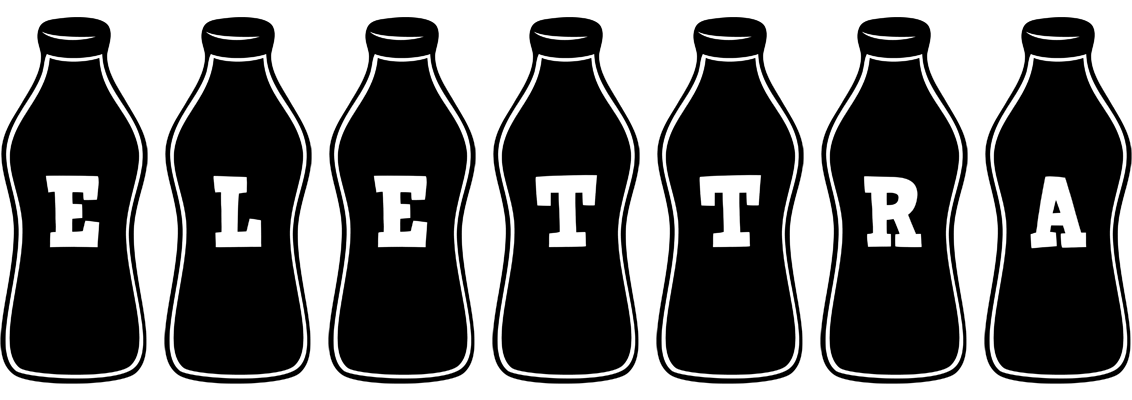 Elettra bottle logo