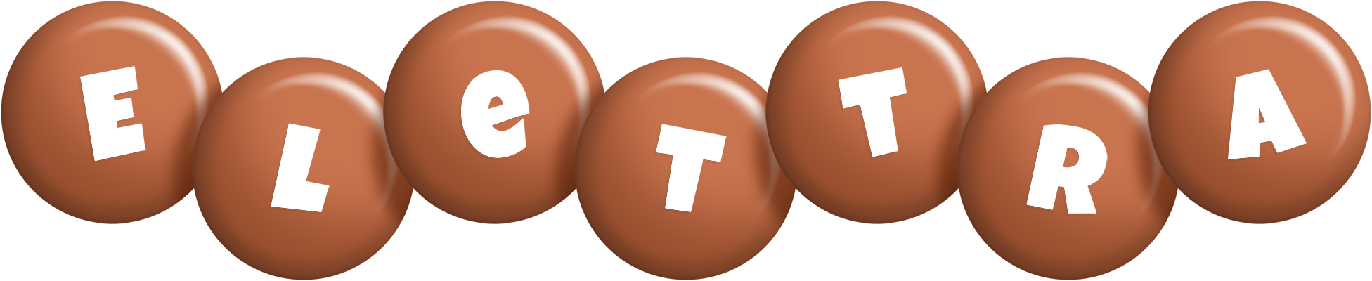 Elettra candy-brown logo