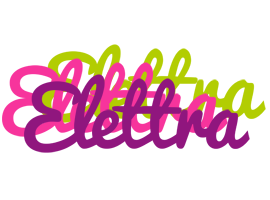 Elettra flowers logo