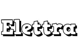 Elettra snowing logo