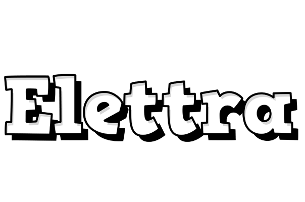 Elettra snowing logo