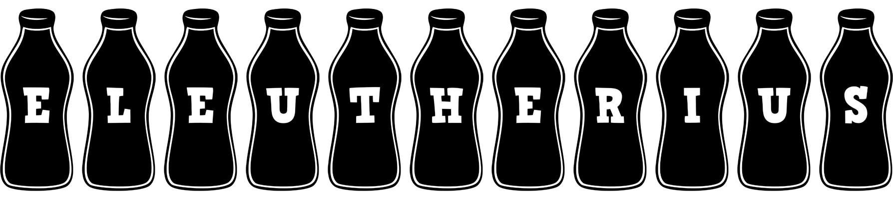 Eleutherius bottle logo