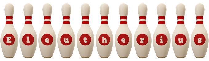 Eleutherius bowling-pin logo