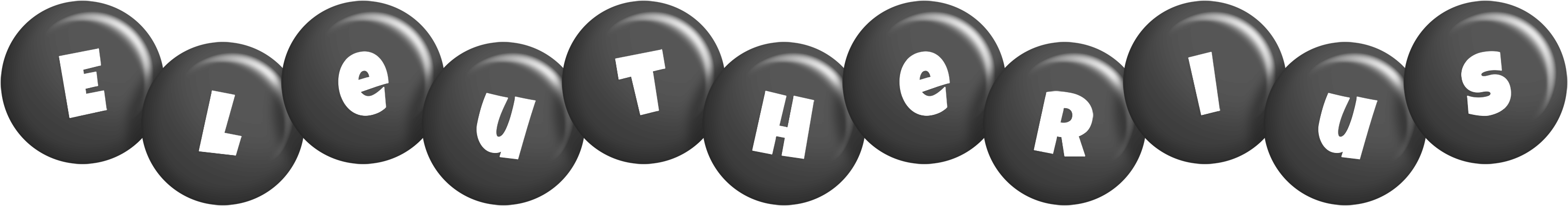 Eleutherius candy-black logo