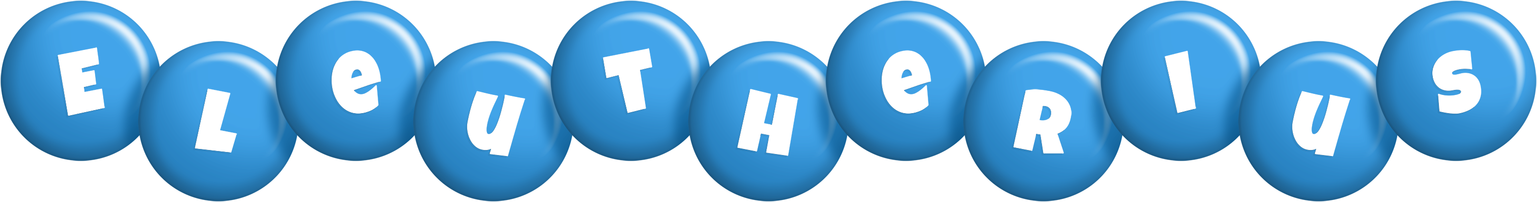 Eleutherius candy-blue logo