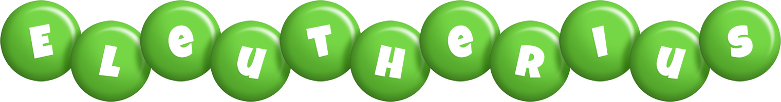 Eleutherius candy-green logo