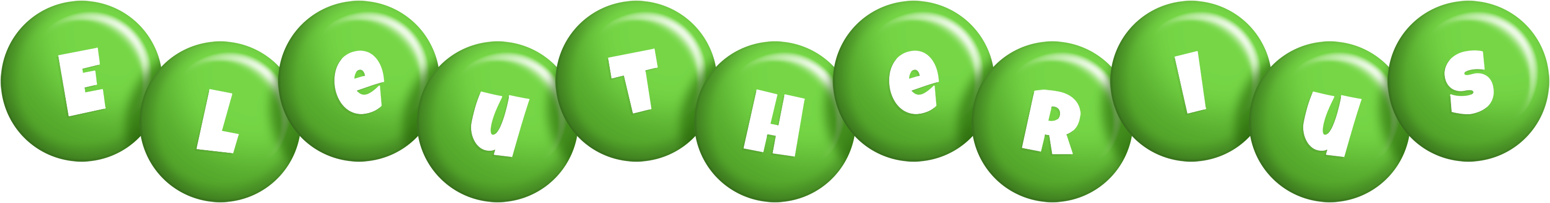 Eleutherius candy-green logo