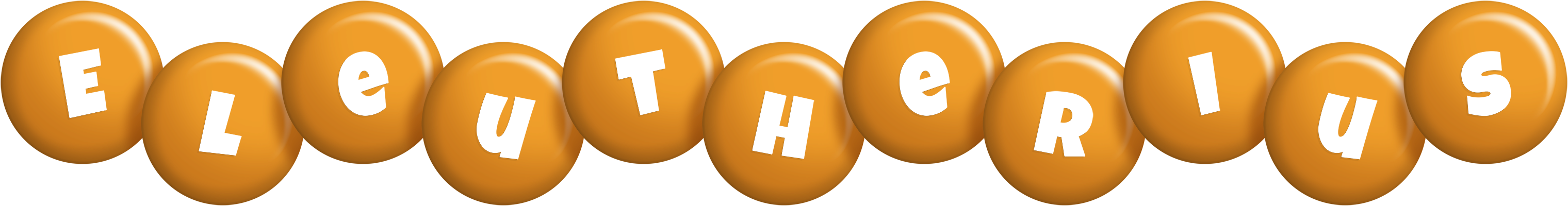 Eleutherius candy-orange logo