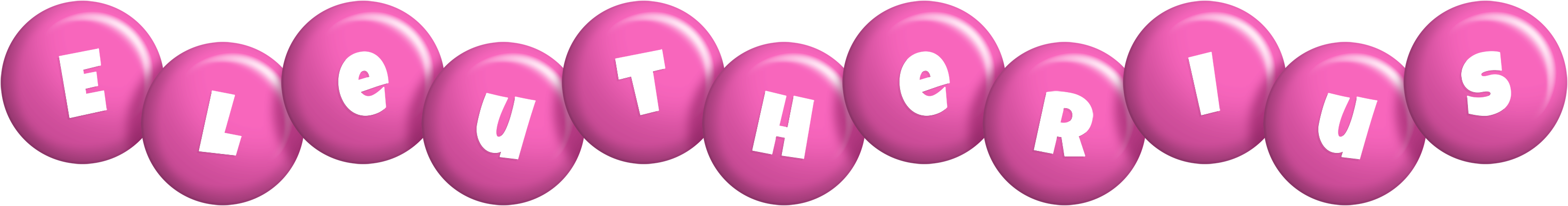 Eleutherius candy-pink logo