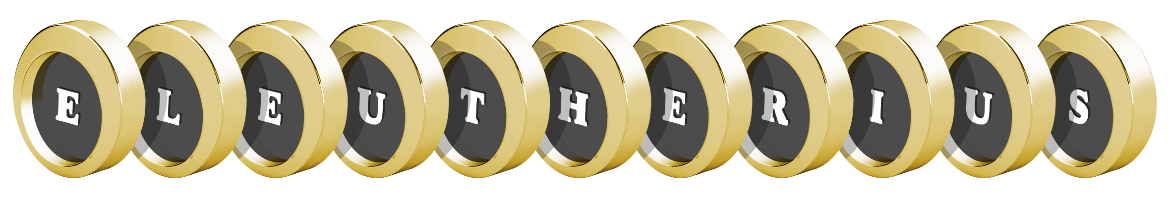 Eleutherius gold logo