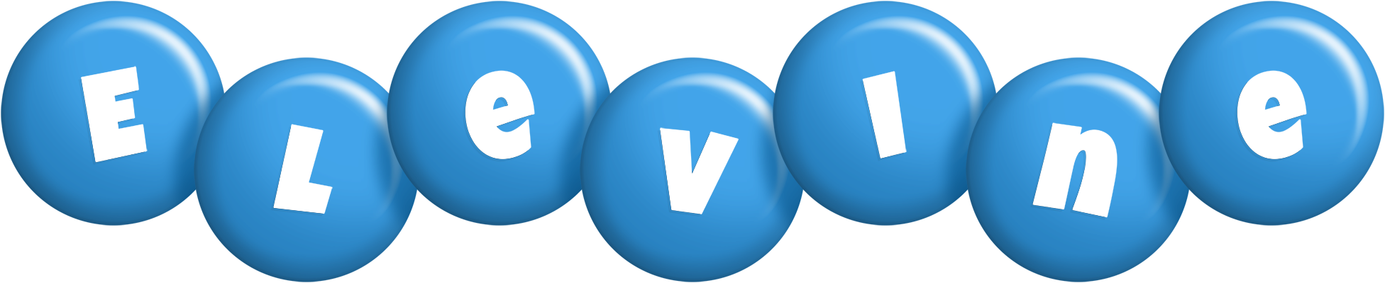 Elevine candy-blue logo