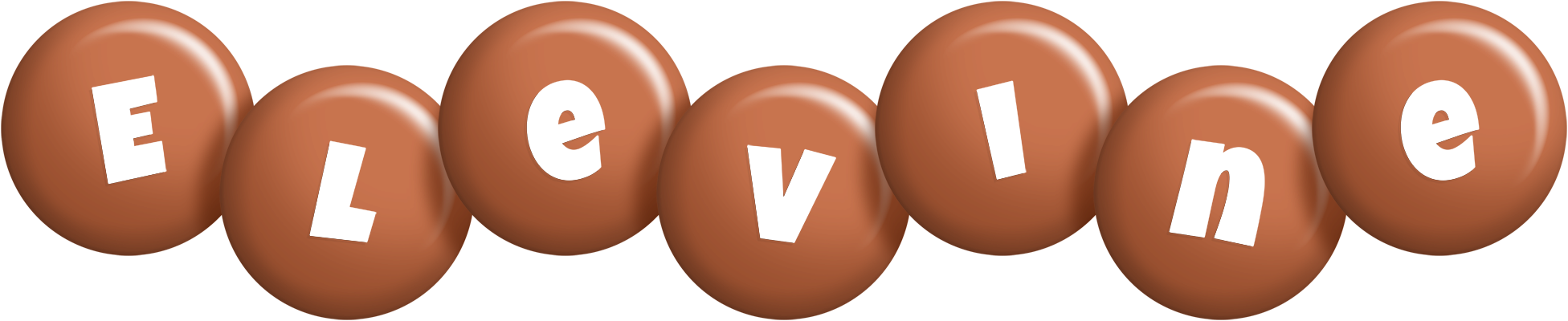Elevine candy-brown logo