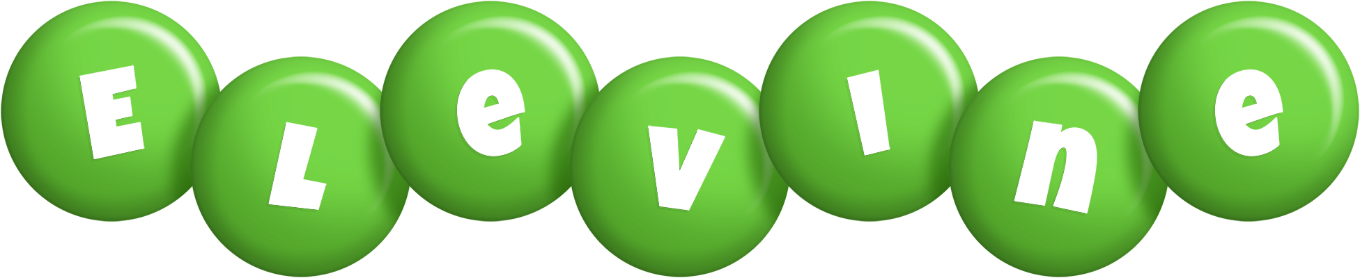 Elevine candy-green logo