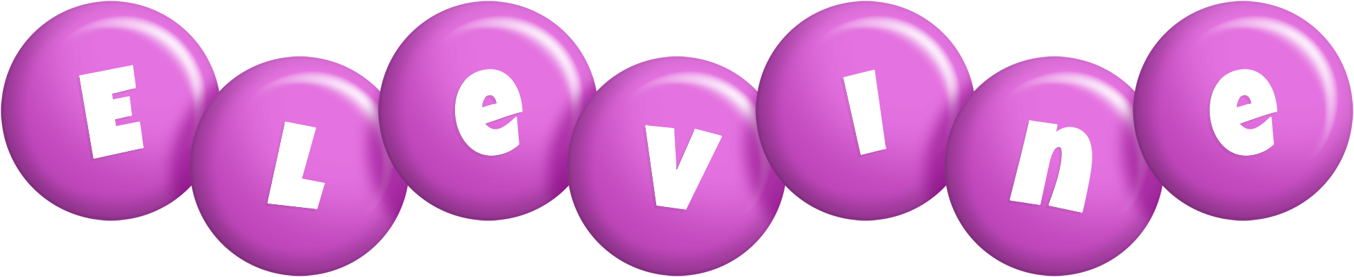 Elevine candy-purple logo