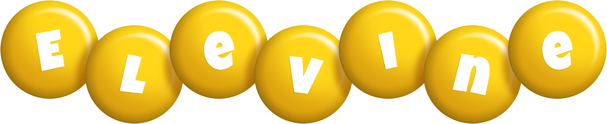 Elevine candy-yellow logo