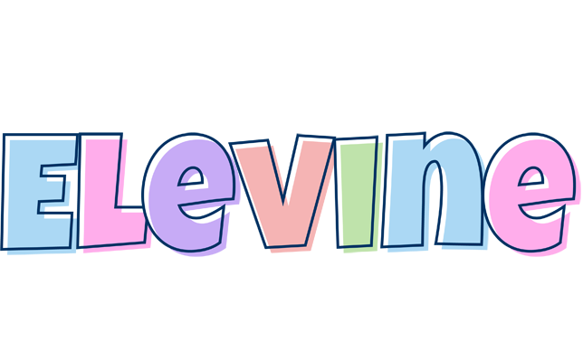 Elevine pastel logo