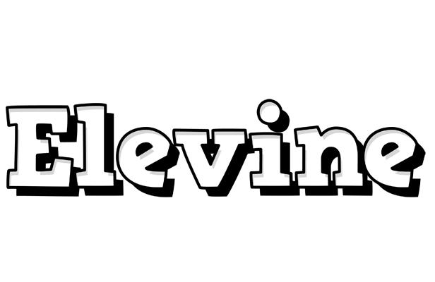 Elevine snowing logo