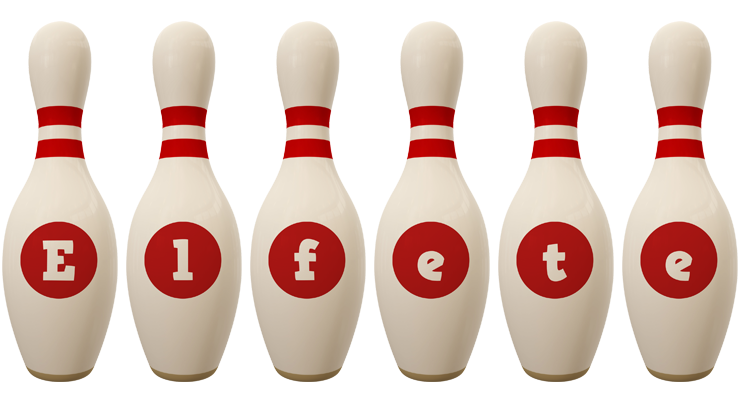 Elfete bowling-pin logo