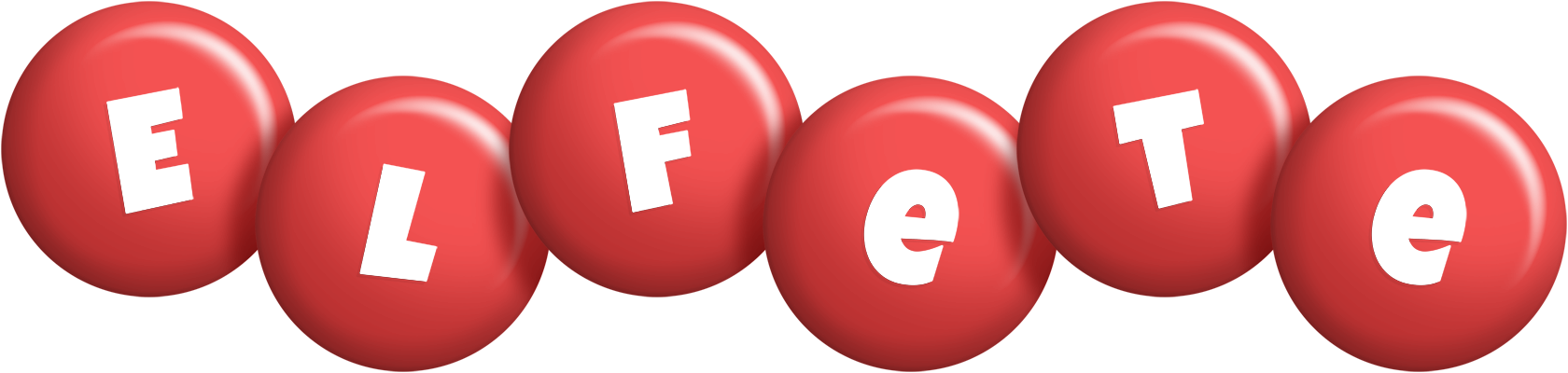Elfete candy-red logo