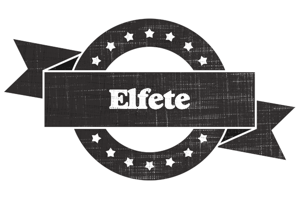 Elfete grunge logo