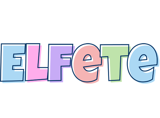 Elfete pastel logo