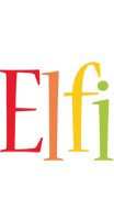 Elfi birthday logo