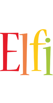 Elfi birthday logo