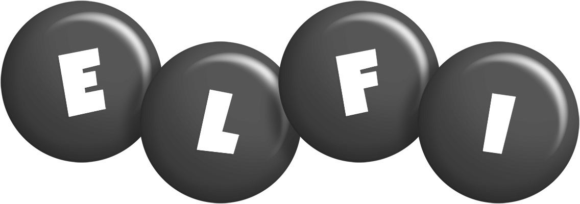 Elfi candy-black logo