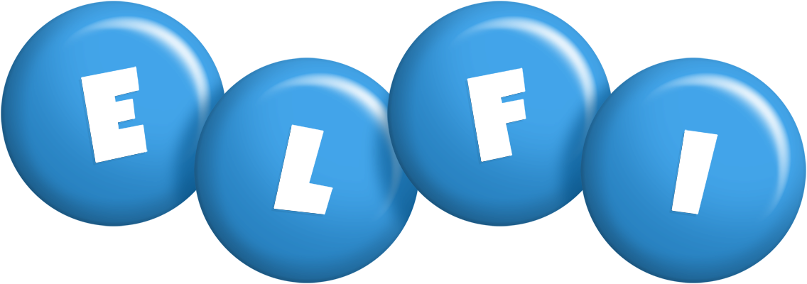 Elfi candy-blue logo