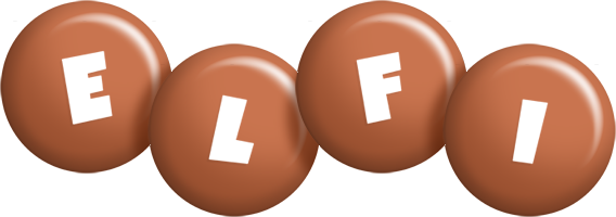 Elfi candy-brown logo