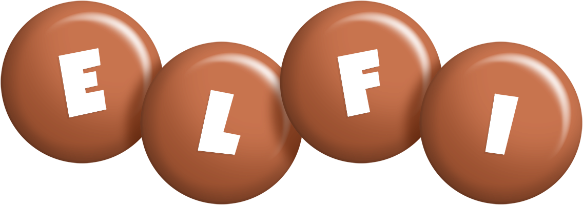 Elfi candy-brown logo